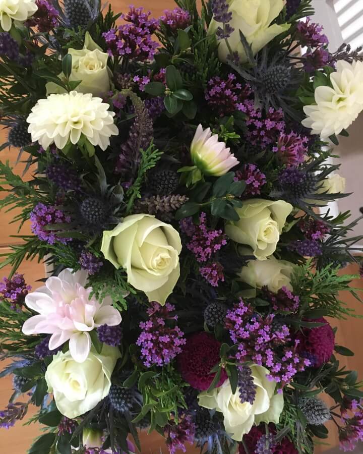 Farewell funeral flowers