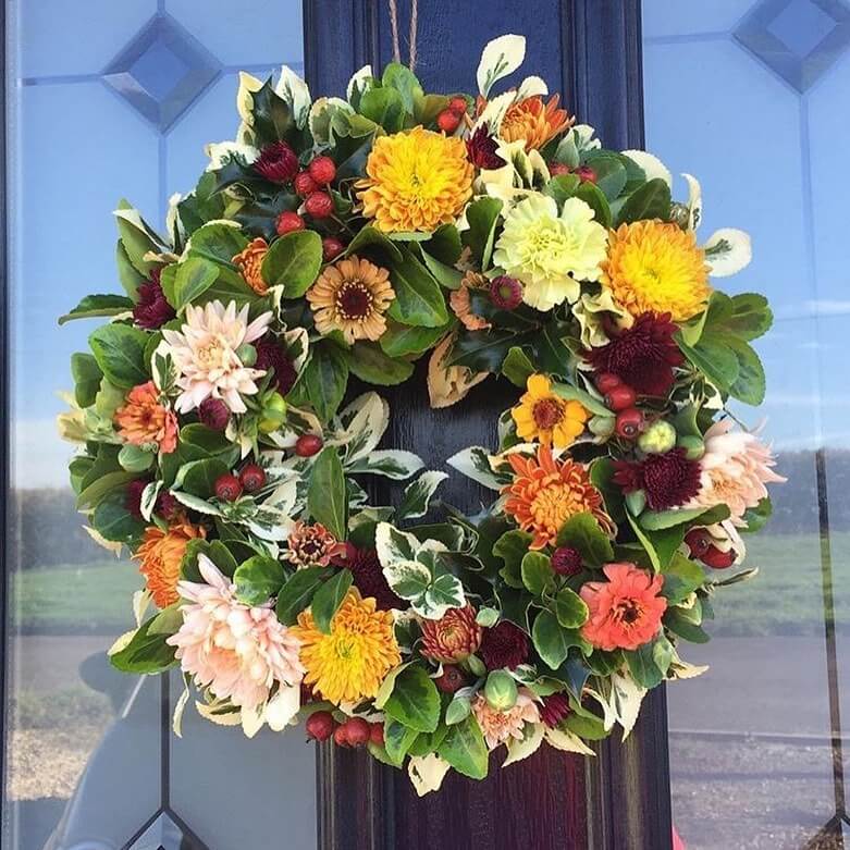 autumn wreath image
