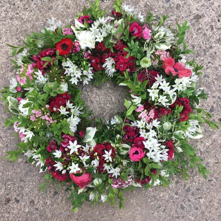 Farewell funeral flowers